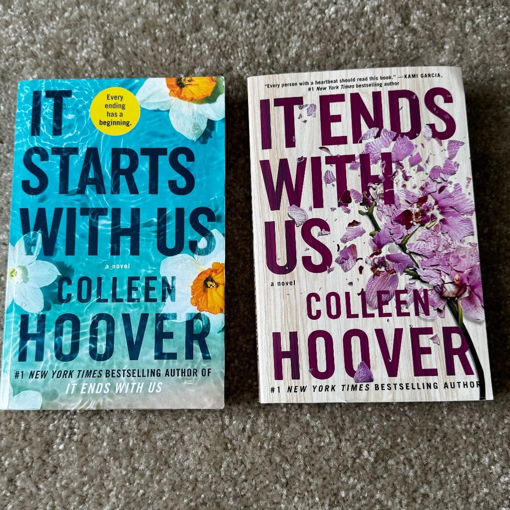 It Ends With Us & It Starts With Us Set of 2 Colleen Hoover